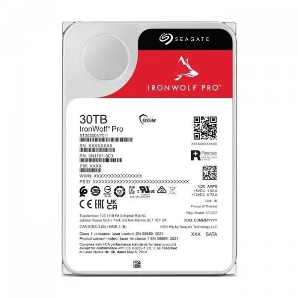Seagate 30TB IronWolf Pro 3,5