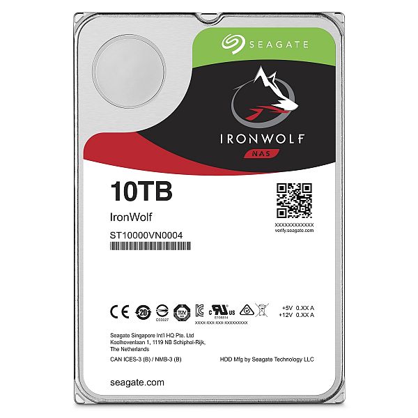 Seagate 10TB IronWolf 3,5