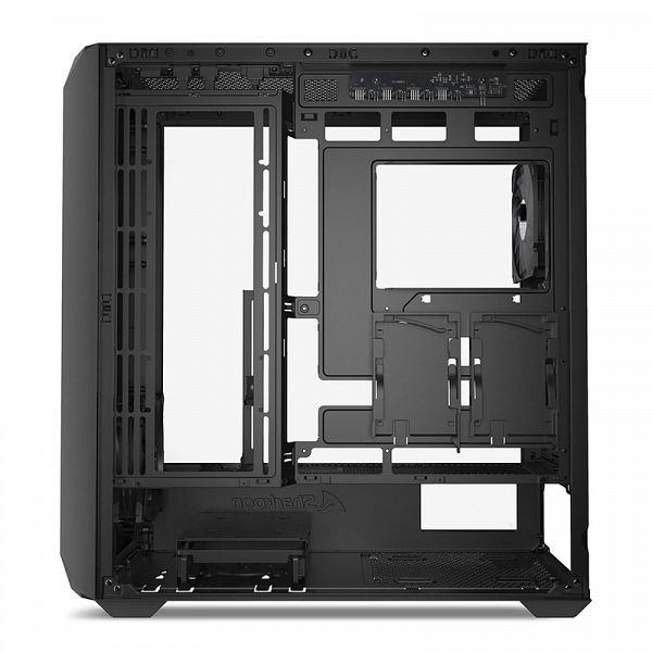 SHARKOON AK3 RGB midiATX RGB okno gaming črno ohišje