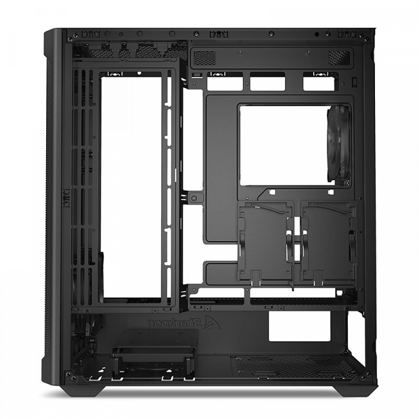 SHARKOON AK4 RGB Strip midiATX gaming črno ohišje