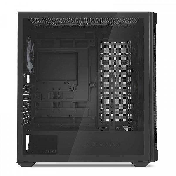 SHARKOON AK4W RGB Strip midiATX okno gaming črno ohišje