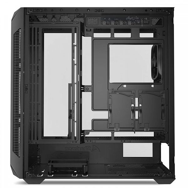 SHARKOON AK5G RGB midiATX okno črno ohišje