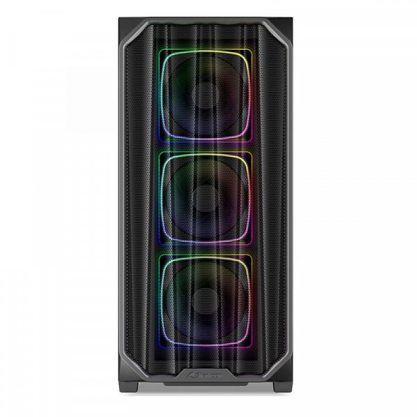 SHARKOON AK5M RGB midiATX okno črno ohišje