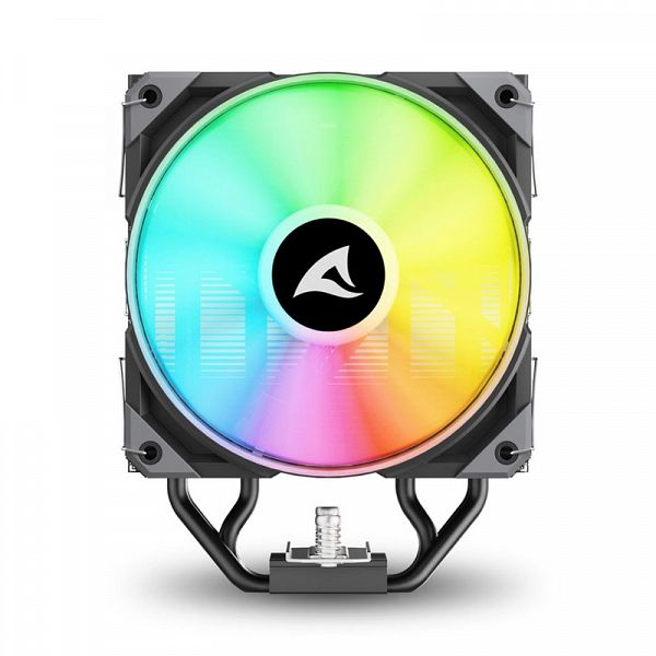 SHARKOON CPU A40 RGB BLACK AIR COOLER 120mm PWM 220W procesorski hladilnik