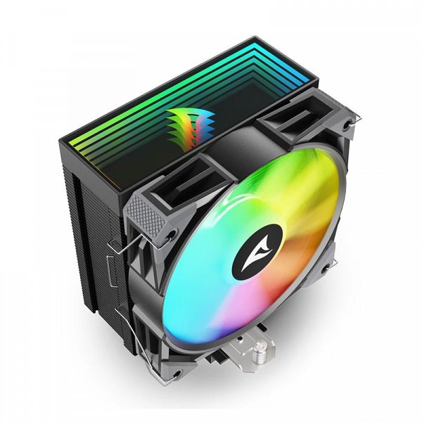 SHARKOON CPU A40 RGB BLACK AIR COOLER 120mm PWM 220W procesorski hladilnik