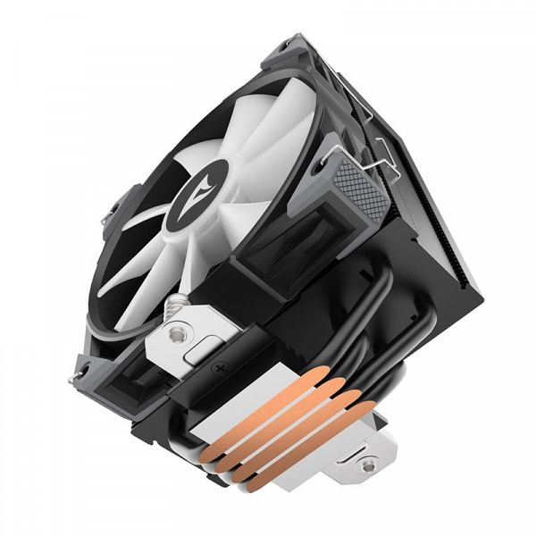 SHARKOON CPU A40 RGB BLACK AIR COOLER 120mm PWM 220W procesorski hladilnik