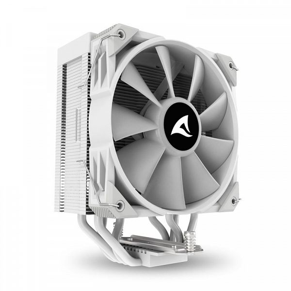SHARKOON CPU A40 RGB WHITE AIR COOLER 120mm PWM 220W procesorski hladilnik