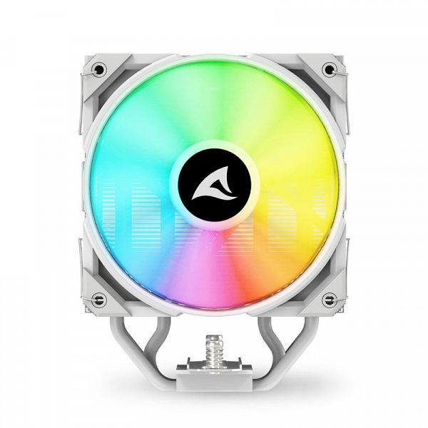 SHARKOON CPU A40 RGB WHITE AIR COOLER 120mm PWM 220W procesorski hladilnik