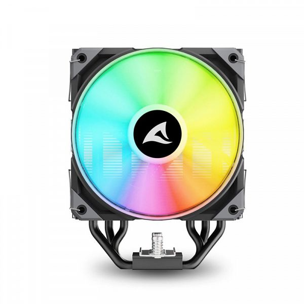 SHARKOON CPU A50 RGB BLACK AIR COOLER 120mm PWM 230W procesorski hladilnik