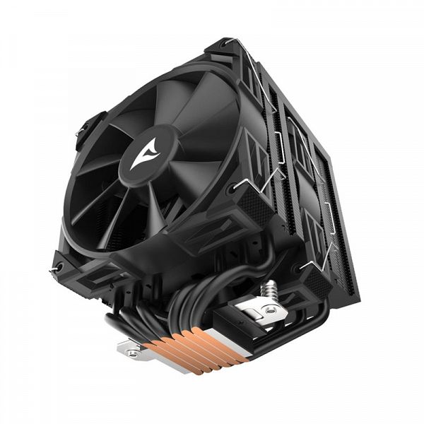 SHARKOON CPU A60 BLACK AIR COOLER 2x120mm PWM 260W procesorski hladilnik