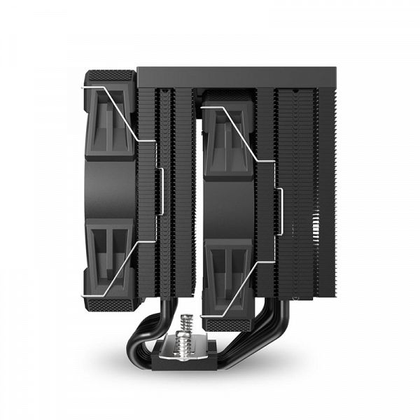 SHARKOON CPU A60 BLACK AIR COOLER 2x120mm PWM 260W procesorski hladilnik
