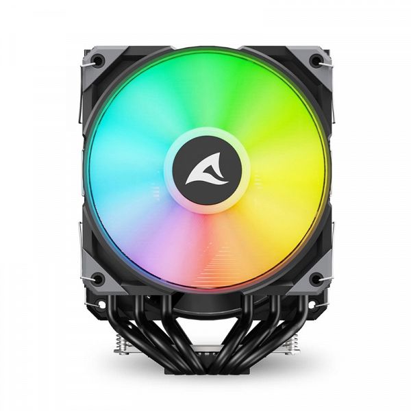 SHARKOON CPU A60 RGB BLACK AIR COOLER 2x120mm PWM 260W procesorski hladilnik