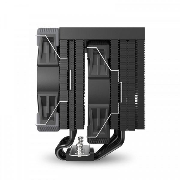 SHARKOON CPU A60 RGB BLACK AIR COOLER 2x120mm PWM 260W procesorski hladilnik