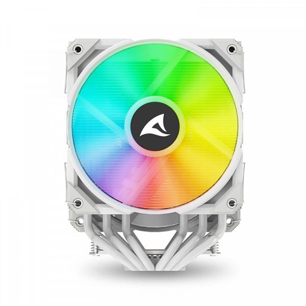SHARKOON CPU A60 RGB WHITE AIR COOLER 2x120mm PWM 260W procesorski hladilnik