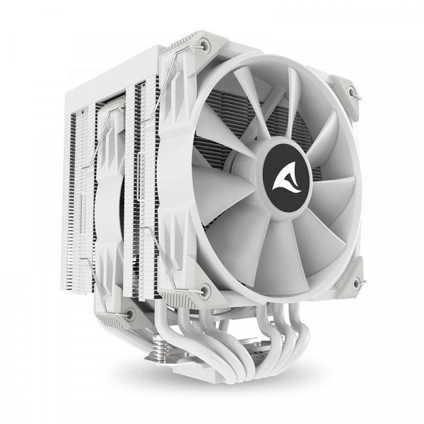 SHARKOON CPU A60 RGB WHITE AIR COOLER 2x120mm PWM 260W procesorski hladilnik