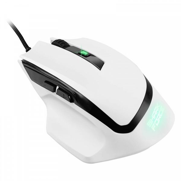 SHARKOON SHARK Force II USB optična gaming bela miška