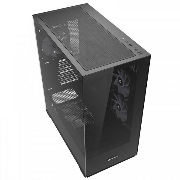 SHARKOON SK6 ARGB midiATX okno črno ohišje