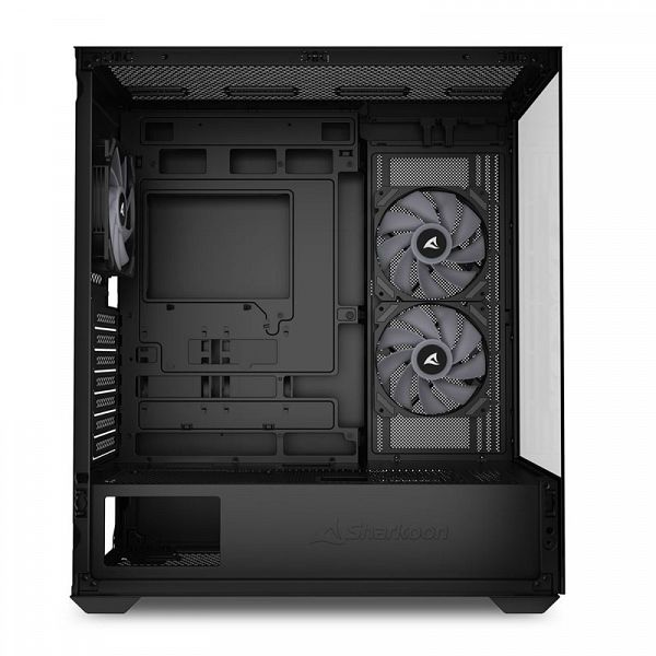 SHARKOON SK6 ARGB midiATX okno črno ohišje