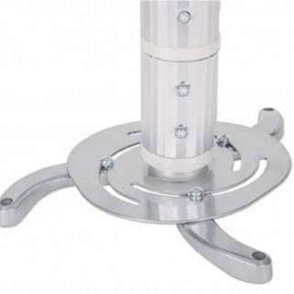 Stropni nosilec za projektor 13-106 cm MANHATTAN, do 10 kg, naklon ±10°, aluminij, srebrne barve