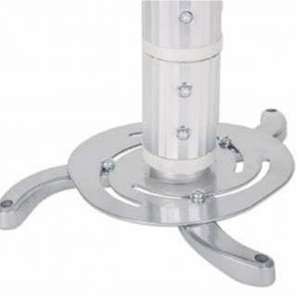 Stropni nosilec za projektor 13-106 cm MANHATTAN, do 10 kg, naklon ±10°, aluminij, srebrne barve