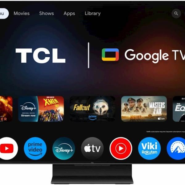 TCL 4K QD-Mini LED HDR PREMIUM 50C71K, Google TV, 144Hz, Dolby Atmos