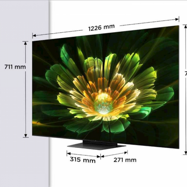 TCL 4K QD-Mini LED HDR PREMIUM 55C79K, Google TV, 144Hz, Ozvočeno z Bang & Olufsen