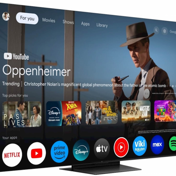 TCL 4K QD-Mini LED HDR PREMIUM 55C79K, Google TV, 144Hz, Ozvočeno z Bang & Olufsen