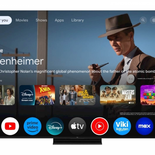 TCL 4K QD-Mini LED HDR PREMIUM 85C71K, Google TV, 144Hz, Ozvočeno z Bang & Olufsen