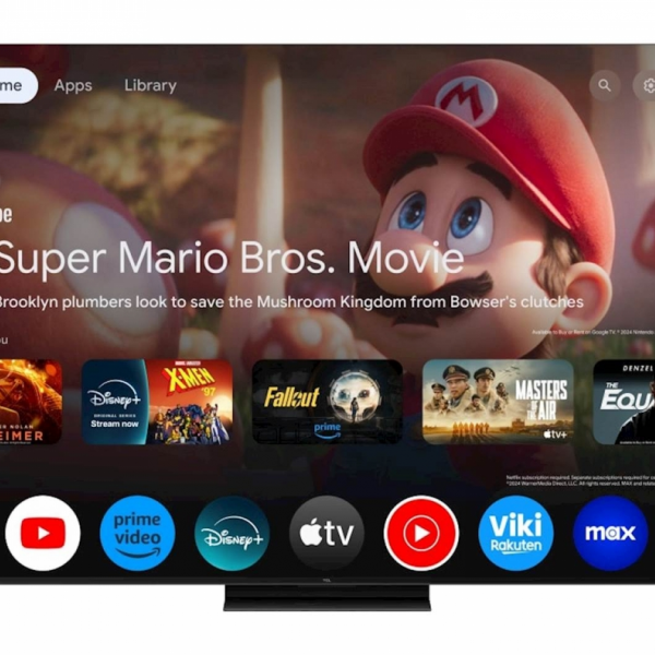 TCL 4K QD-Mini LED HDR PREMIUM 85C71K, Google TV, 144Hz, Ozvočeno z Bang & Olufsen