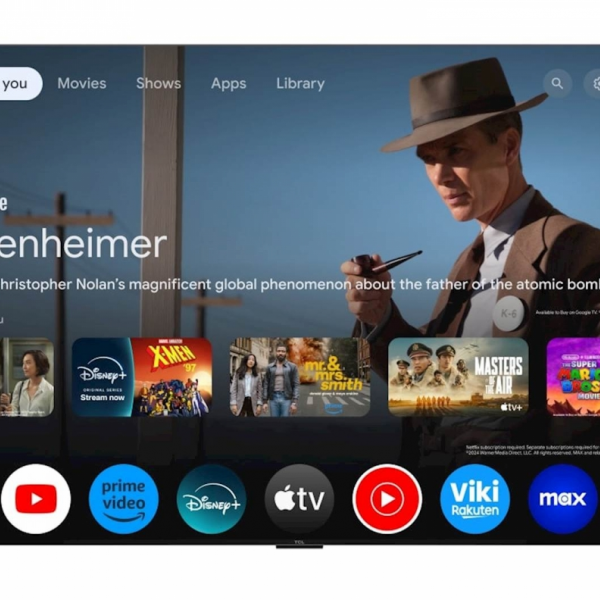 TCL 4K QD-Mini LED HDR PREMIUM 98C71K, Google TV, 144Hz, Ozvočeno z Bang & Olufsen