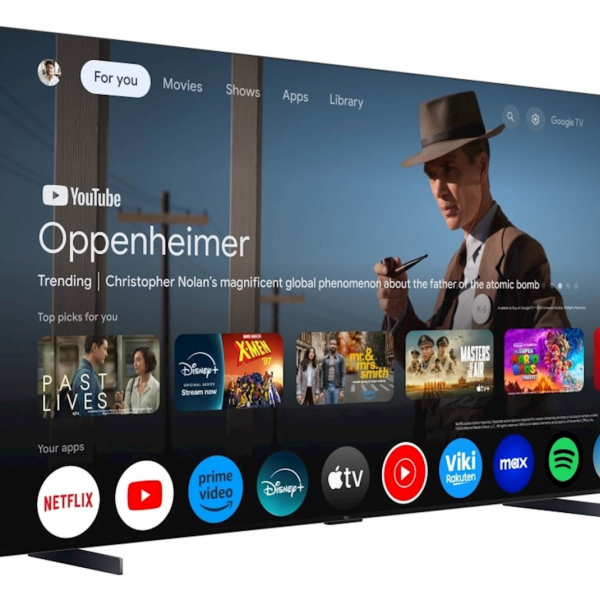 TCL 4K QD-Mini LED HDR PREMIUM 98C71K, Google TV, 144Hz, Ozvočeno z Bang & Olufsen