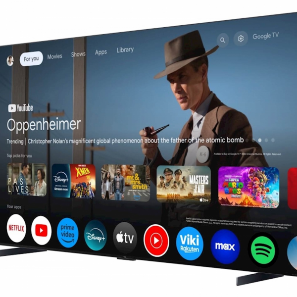 TCL 4K QD-Mini LED HDR PREMIUM 98C71K, Google TV, 144Hz, Ozvočeno z Bang & Olufsen