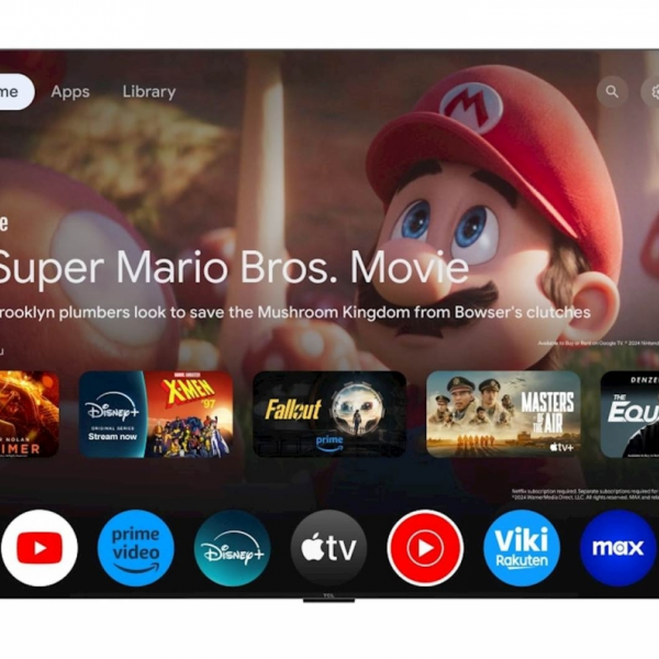 TCL 4K QD-Mini LED HDR PREMIUM 98C71K, Google TV, 144Hz, Ozvočeno z Bang & Olufsen