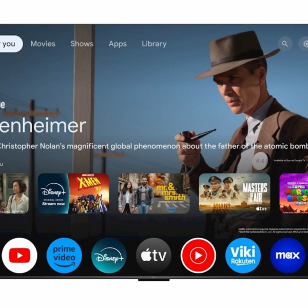 TCL 4K QD-Mini LED TV 55C69K, Google TV, 144Hz, Onkyo zvok z Dolby Atmos