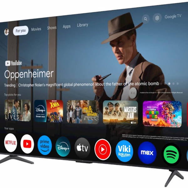 TCL 4K QD-Mini LED TV 75C61K, Google TV, 144Hz, Onkyo zvok z Dolby Atmos