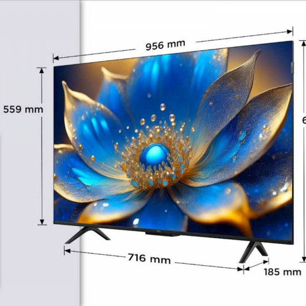 TCL 4K QLED TV 43P79K, Google TV,Dolby Vision & Atmos