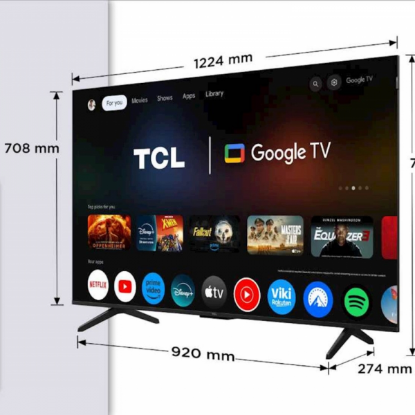 TCL 4K QLED TV 55P79K, Google TV, Dolby Vision & Atmos