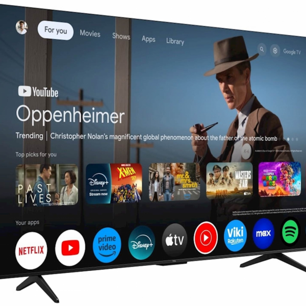 TCL 4K QLED TV 65P79K, Google TV,Dolby Vision & Atmos