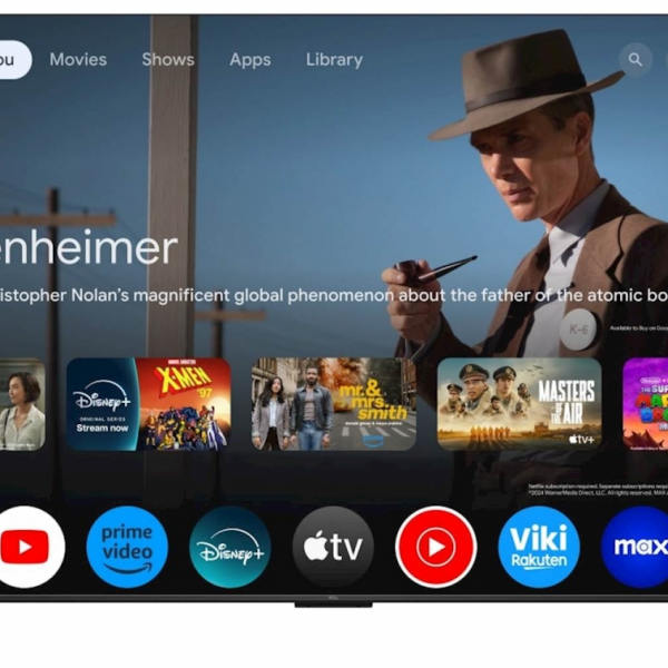 TCL 4K QLED TV 75P71K, Google TV, Dolby Vision & Atmos