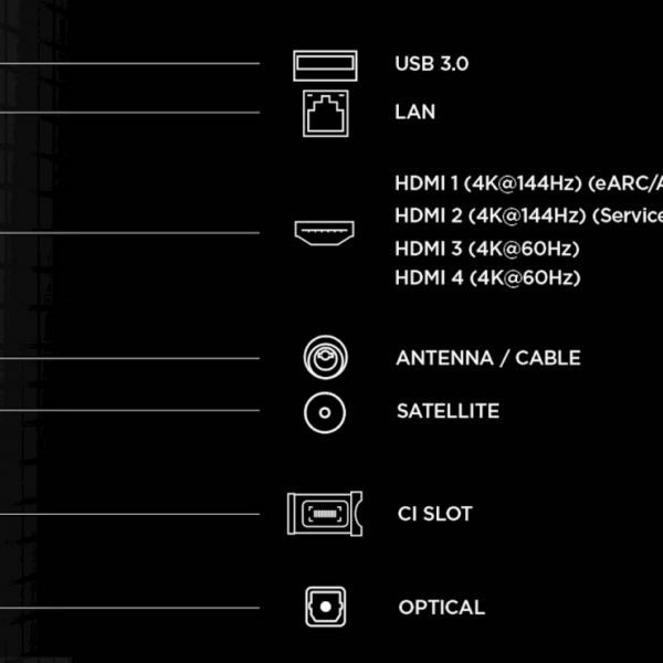 TCL 85 Premium QD-Mini LED TV 85P8L