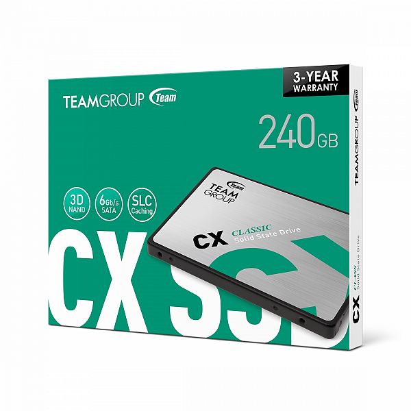 Teamgroup 240GB SSD CX1 3D NAND SATA 3 2,5