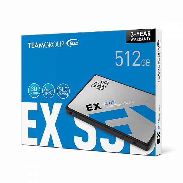 Teamgroup 512GB SSD EX2 3D NAND SATA 3 2,5