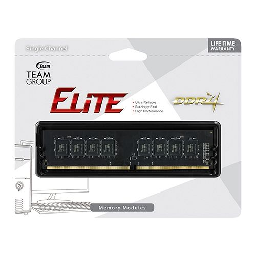 Teamgroup Elite 8GB DDR4-2666 DIMM PC4-21300 CL19, 1.2V