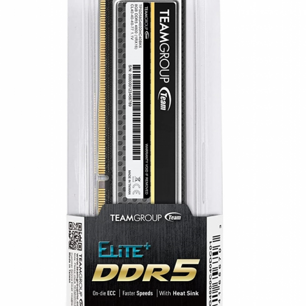 Teamgroup Elite Plus 8GB DDR5-4800 DIMM PC5-38400 CL40, 1.1V