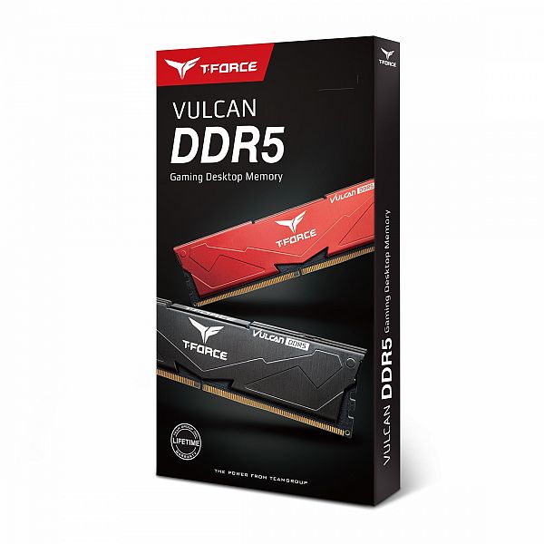 Teamgroup Vulcan 32GB Kit (2x16GB) DDR5-5200 DIMM PC5-41600 CL40, 1.25V
