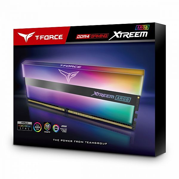 Teamgroup XTREEM ARGB 32GB Kit (2x16GB) DDR4-3600 DIMM PC4-28800 CL14, 1.45V