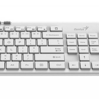 Tipkovnica Genius Slim star 8230 +miš, bela BT +WL