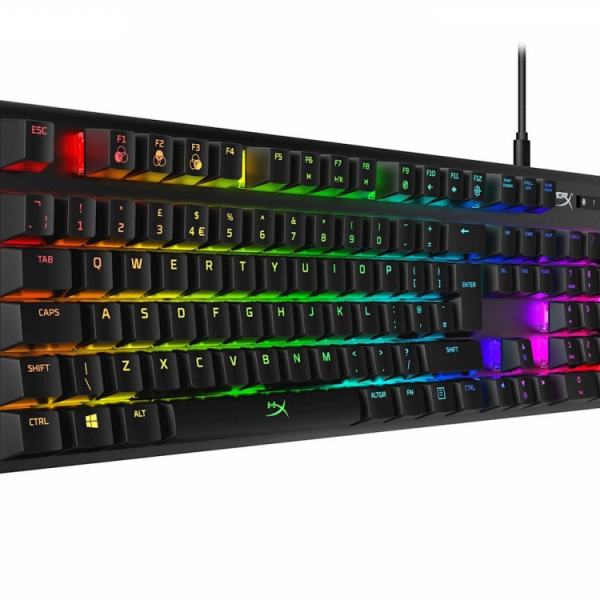 Tipkovnica HP HyperX Alloy Origins RGB, HyperX Red mehanična stikala,format polne velikost