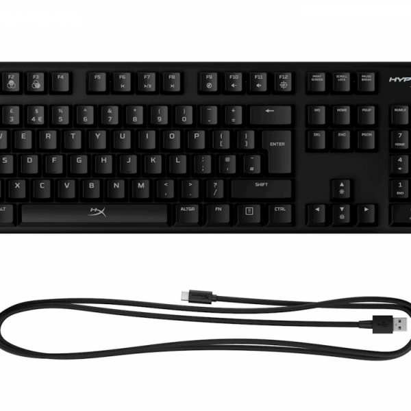 Tipkovnica HP HyperX Alloy Origins RGB, HyperX Red mehanična stikala,format polne velikost