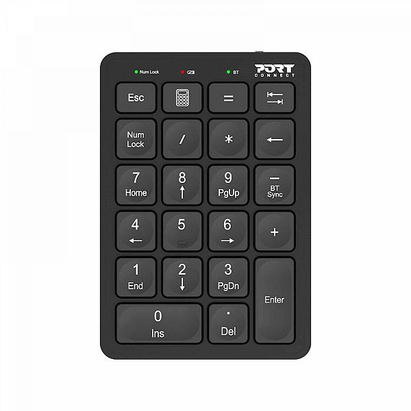 Tipkovnica PORT numerična BT Bluetooth 